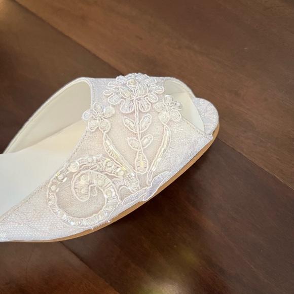 Wedding wedge heels - Picture 4 of 8